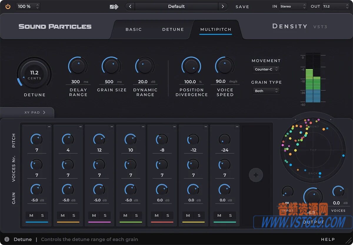 download the new version Sound Particles Density