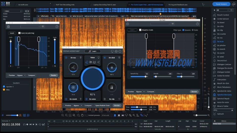 iZotope RX 12 Audio Editor Advanced v12.0.0_WIN-R2R_VST92音频资源网