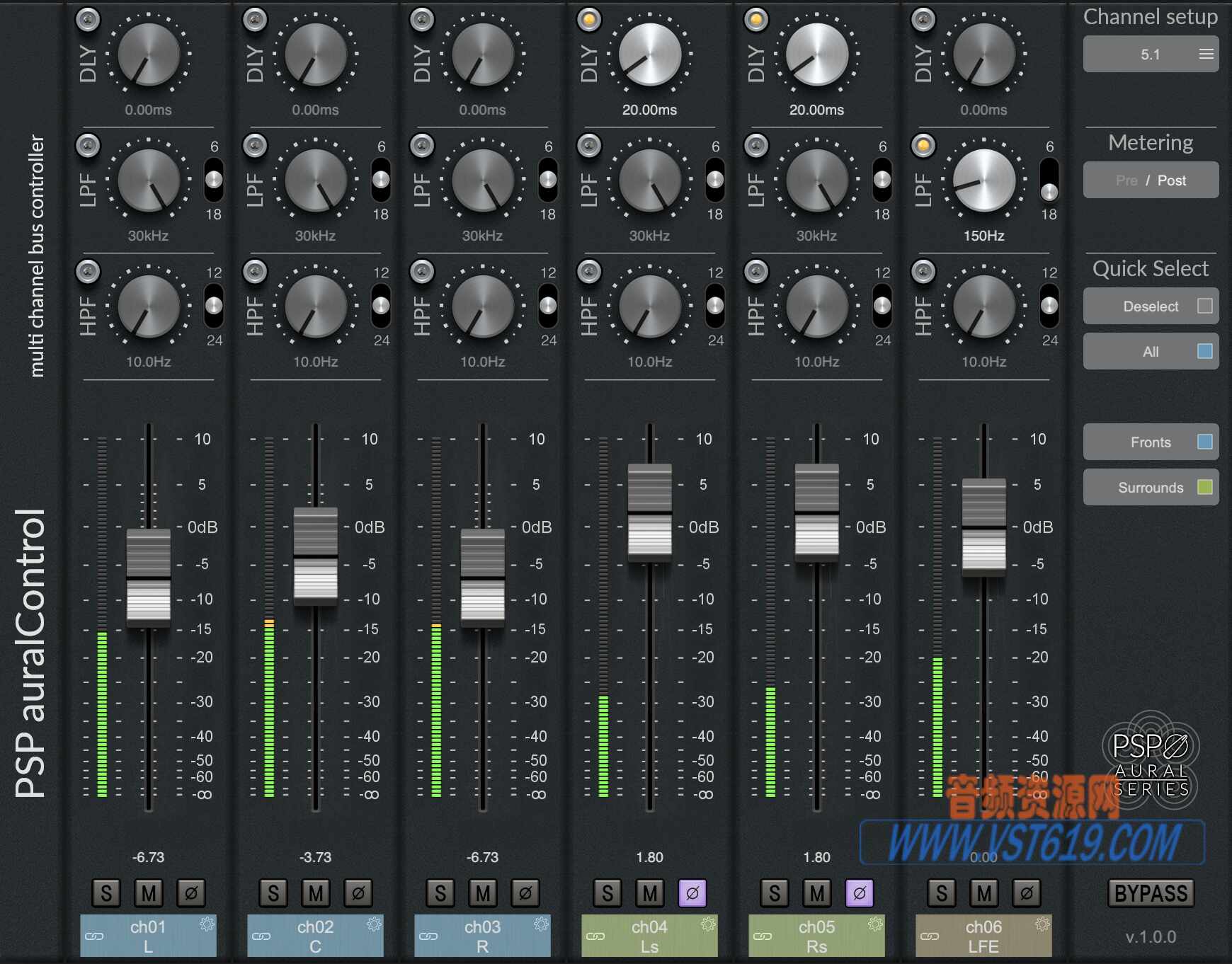 PSPaudioware PSP auralControl v1.3.0_WIN-R2R_VST92音频资源网