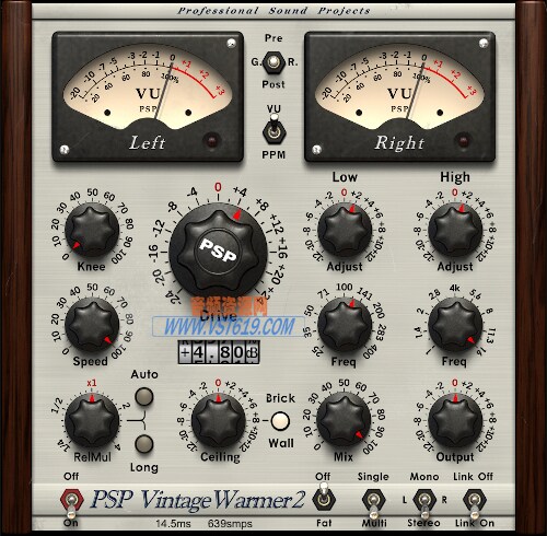 PSPaudioware PSP VintageWarmer2 v2.10.6_WIN-R2R_VST92音频资源网