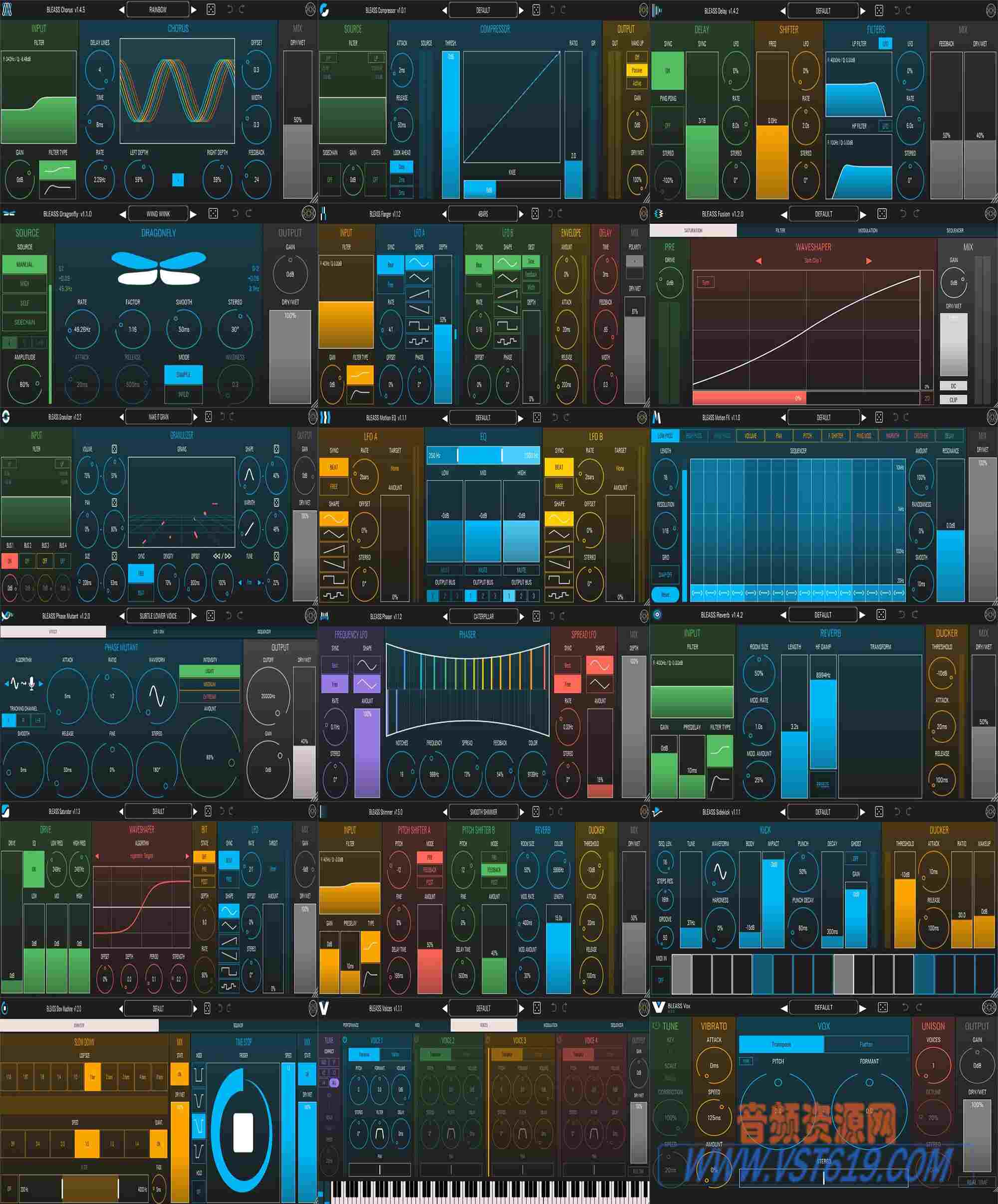 BLEASS Complete Effects Bundle v2025.10_WIN-TCD_VST92音频资源网