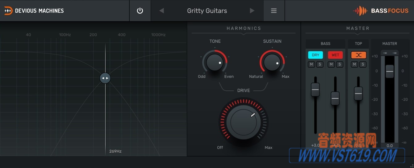 Devious Machines Bass Focus v1.0.4_WIN-R2R_VST92音频资源网