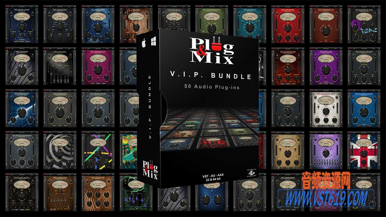 Plug And Mix VIP Bundle V4 v4.1.0_WIN-R2R_VST92音频资源网