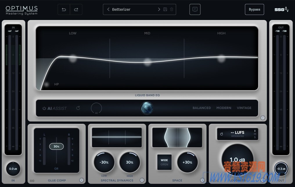 SSG Audio Optimus v1.5.132_WIN-MOCHA_VST92音频资源网