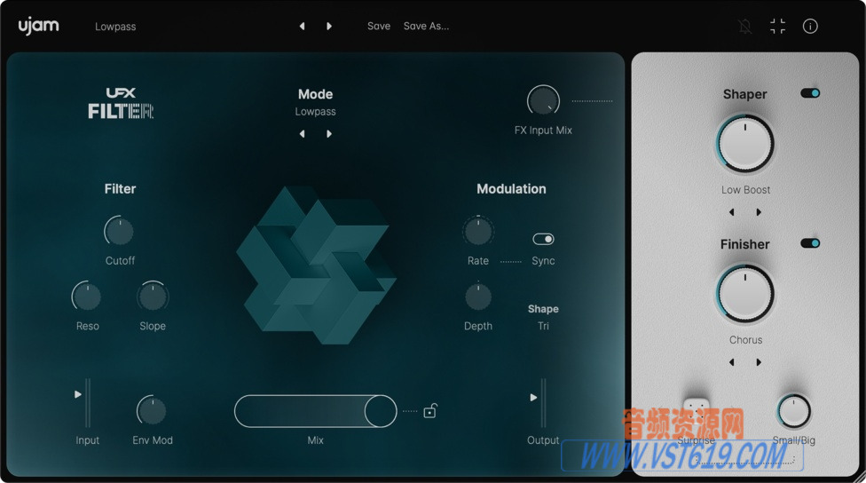 UJAM UFX FILTER v1.0.1_WIN-TCD_VST92音频资源网
