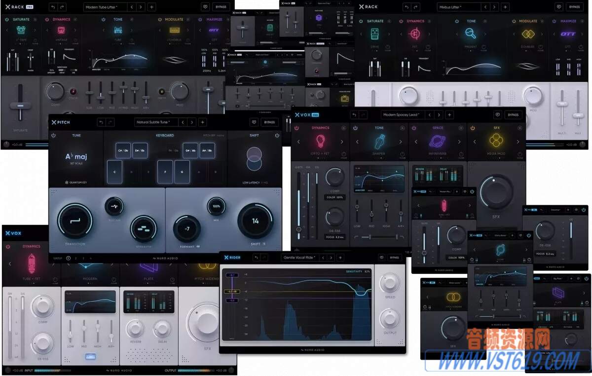 Nuro Audio Complete Effects Bundle v2025.10.30_WIN-TCD(2025.10.31更新)_VST92音频资源网