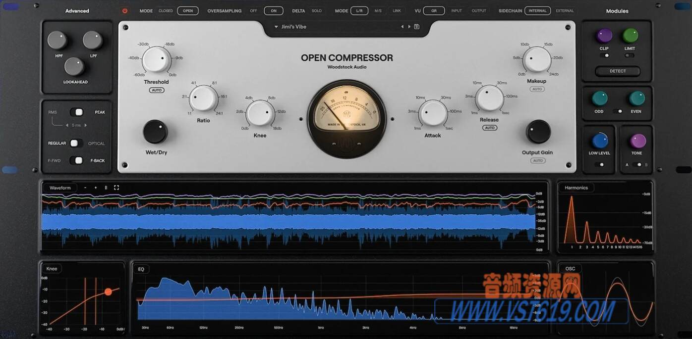 Woodstock Audio Open Compressor v1.0.6_WIN-R2R_VST92音频资源网