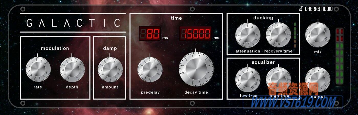 Cherry Audio Galactic Reverb v1.4.0.28_WIN-R2R_VST92音频资源网