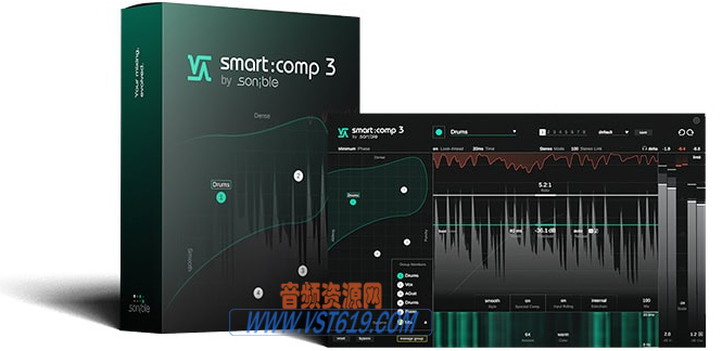 Sonible Smart Comp 3 v1.0.1_WIN-R2R(2025.12.23更新)_VST92音频资源网