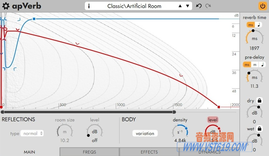 Apulsoft apVerb v1.2.3_WIN-SEnki_VST92音频资源网