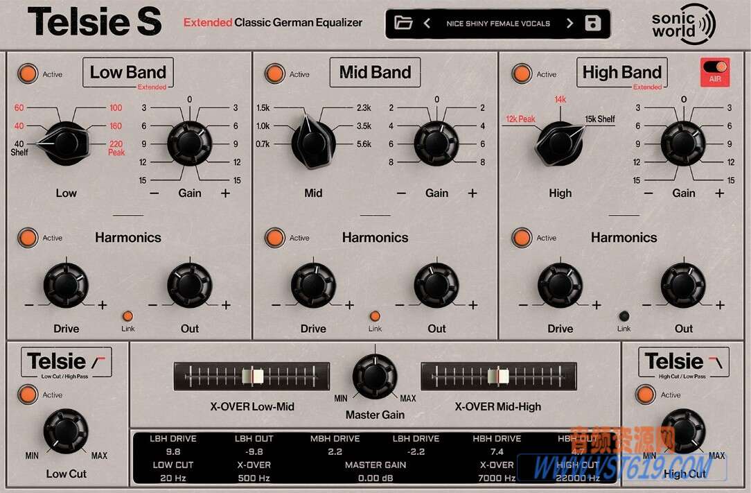 SonicWorld Telsie S v1.0.0_WIN-SEnki_VST92音频资源网