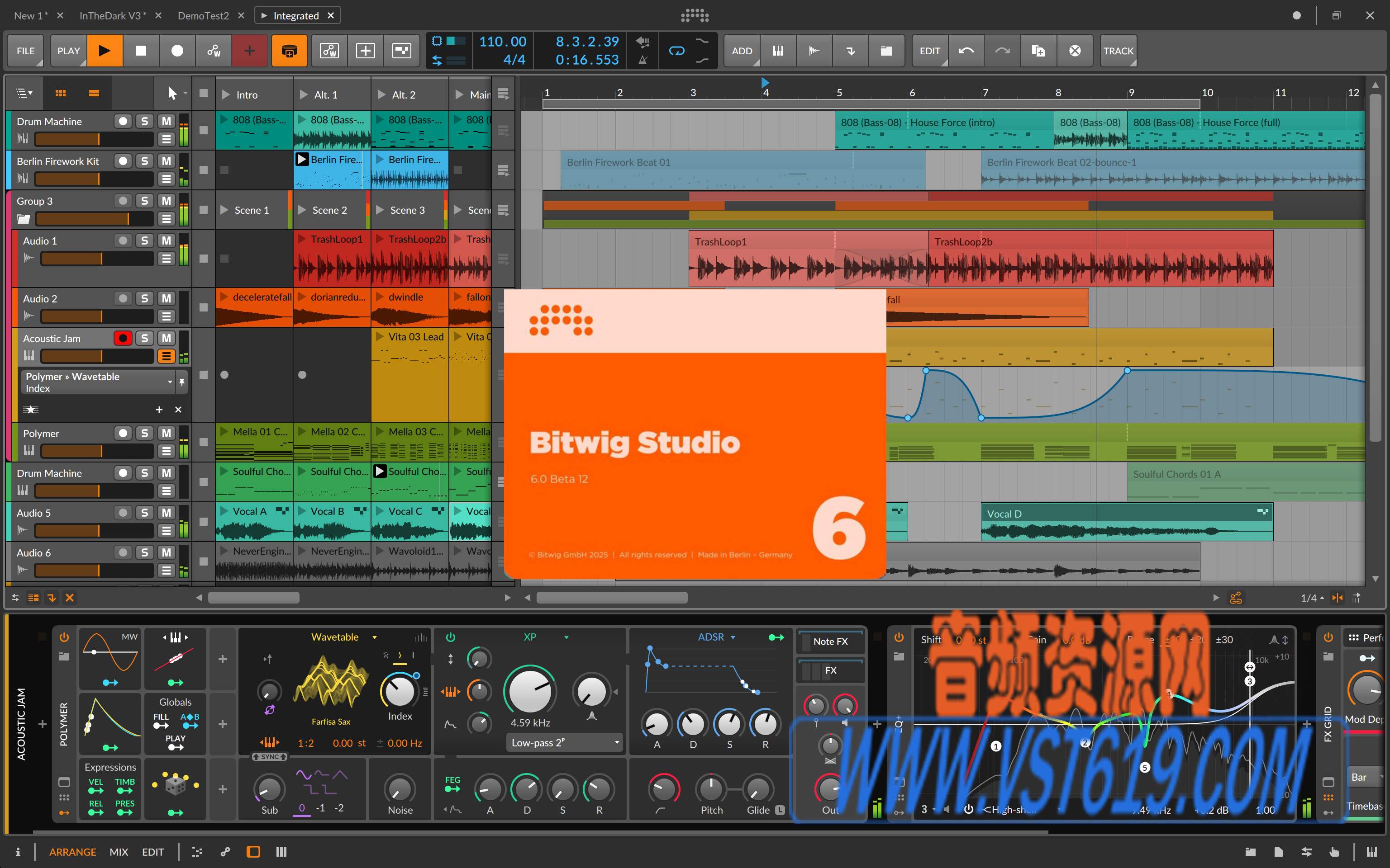 Bitwig Studio 6 beta 12_WIN-Totoro_VST92音频资源网