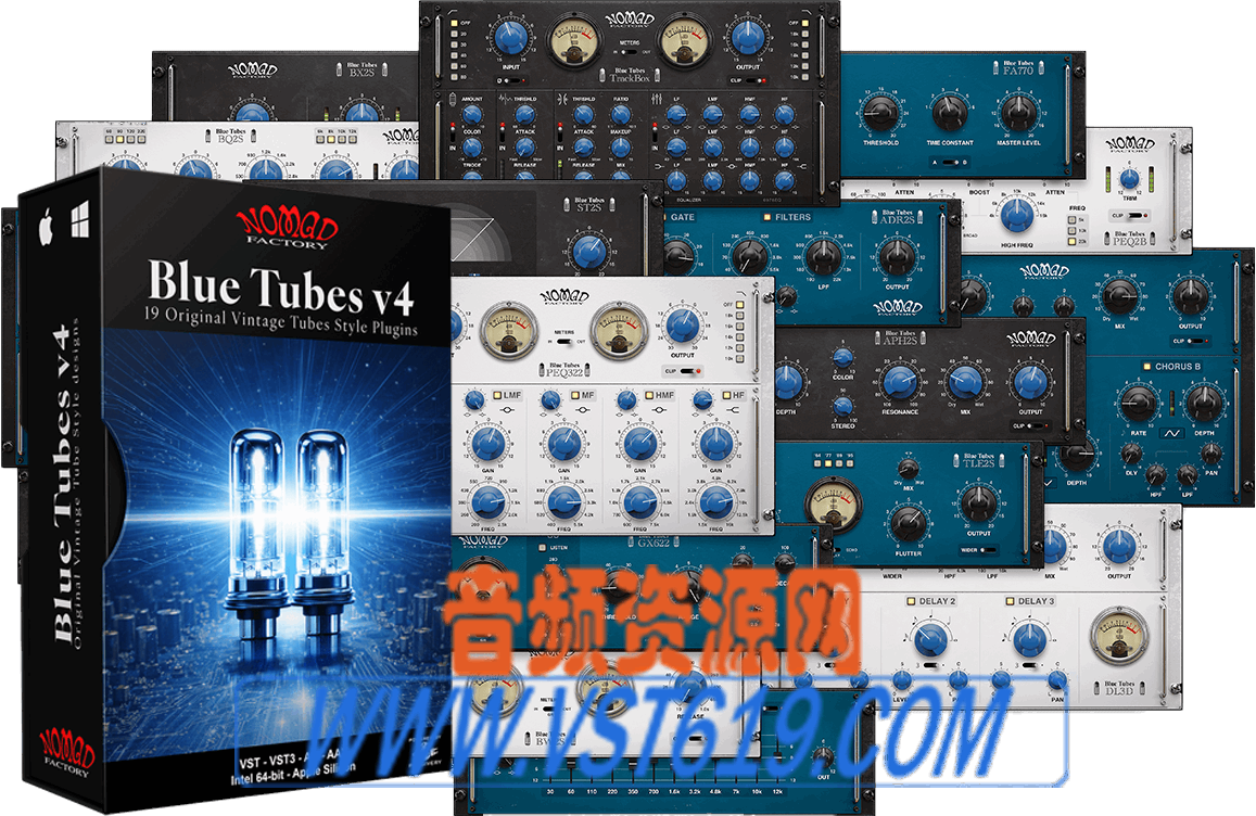 Nomad Factory Blue Tubes Bundle v4.0.1_WIN-R2R_VST92音频资源网