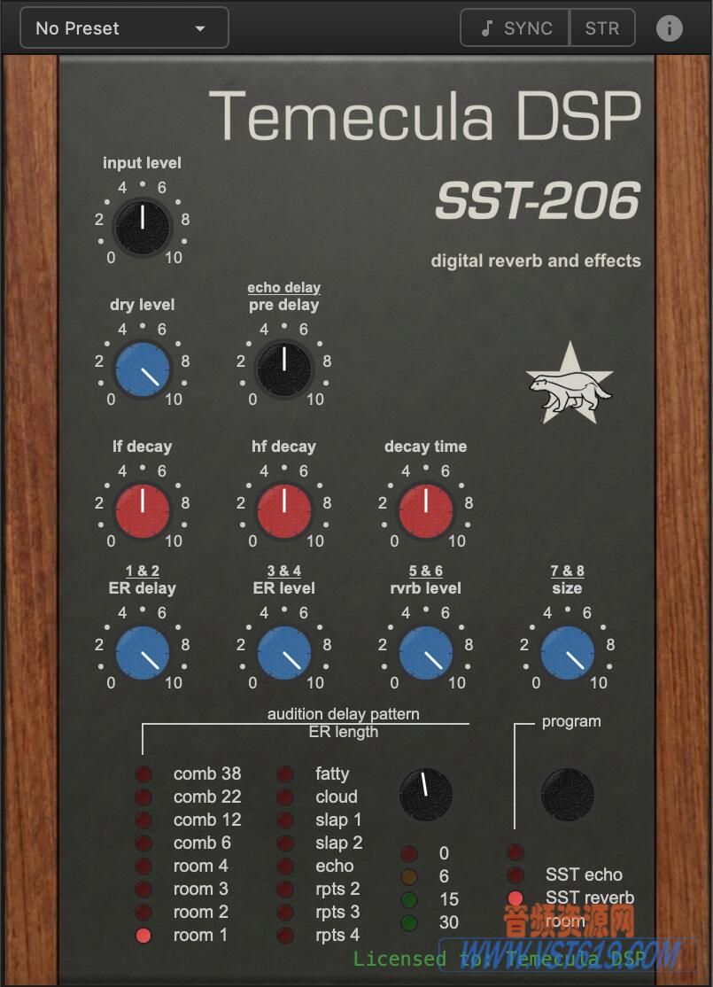 Temecula DSP SST-206 v1.2.2_WIN-R2R_VST92音频资源网