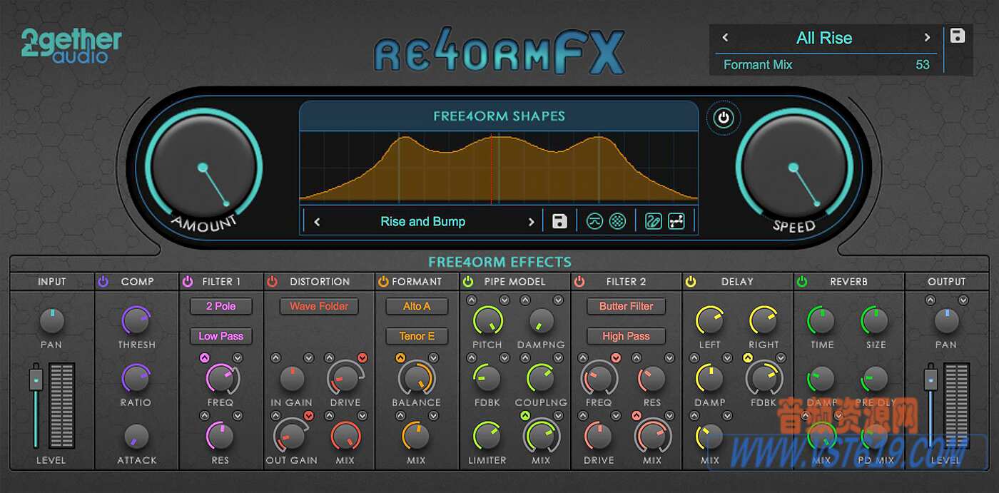 2gether Audio RE4ORM FX v1.2.5_WIN-R2R_VST92音频资源网