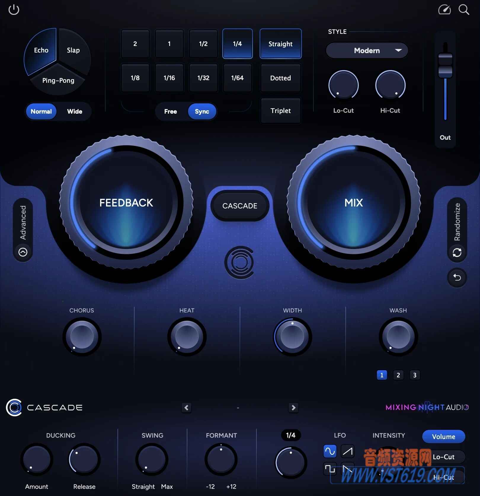 Mixing Night Audio Cascade v1.0.0_WIN-MOCHA_VST92音频资源网