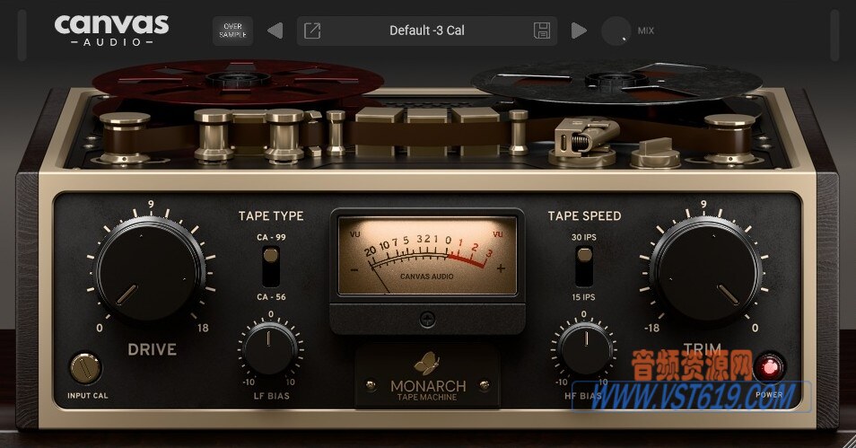 Audioloom Canvas Audio Monarch Tape Machine v1.0.2_WIN-R2R_VST92音频资源网