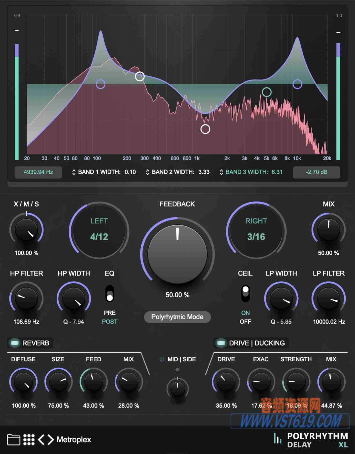 2B Played Music PolyRhythm Delay XL v1.2_WIN-R2R_VST92音频资源网