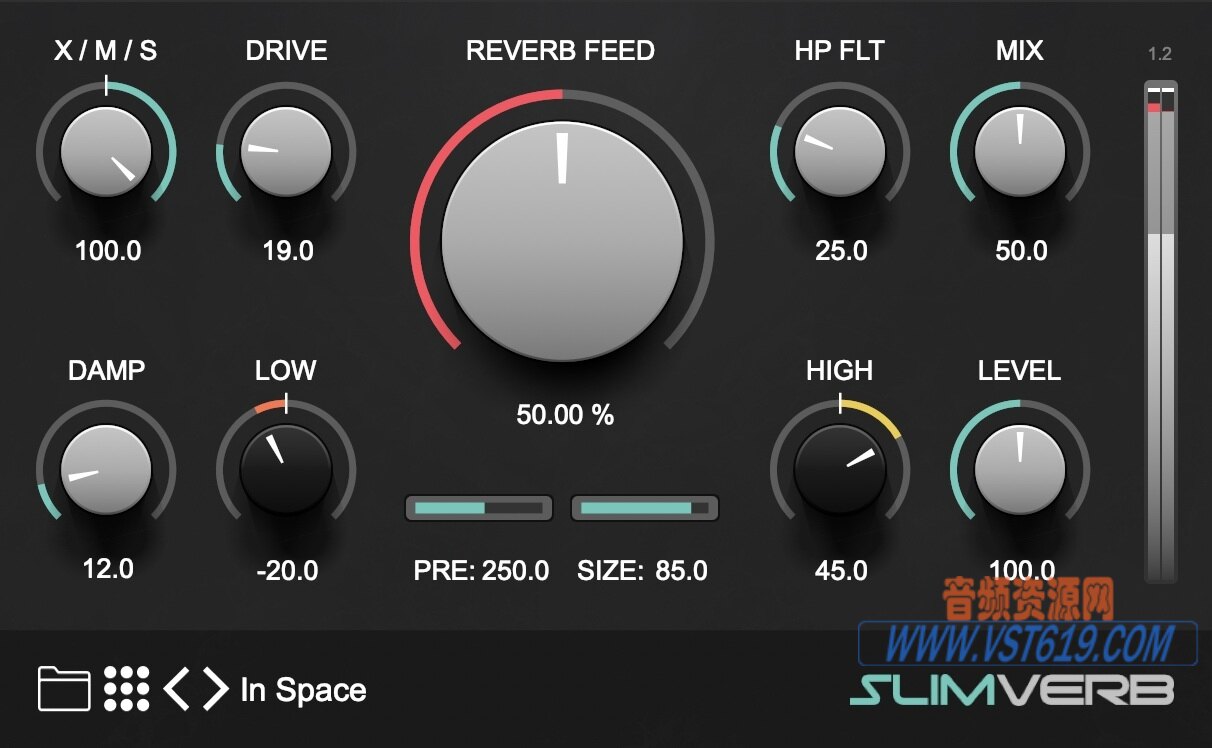 2B Played Music SlimVerb v1.1_WIN-R2R_VST92音频资源网