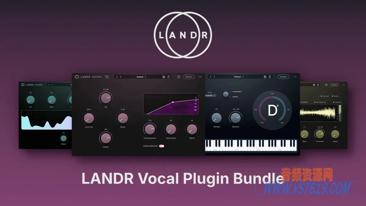 LANDR Vocal Plugin Bundle v1.0.2_WIN-R2R_VST92音频资源网