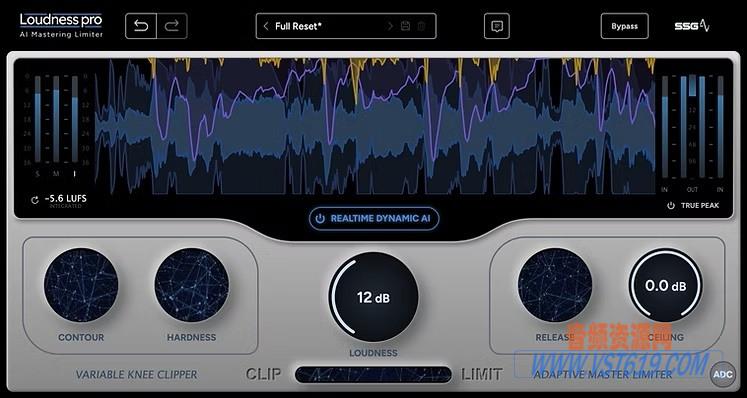 SSG Audio Loudness Pro v1.0.75_WIN-R2R_VST92音频资源网