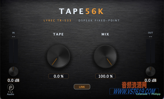 PAA Audio Tape56K v0.32_WIN-BUBBiX_VST92音频资源网