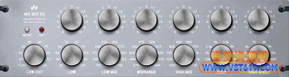 Final Mix Software MIX BUS EQ III v3.0.1-WIN_VST92音频资源网