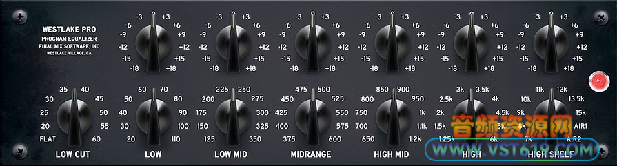 Final Mix Software WESTLAKE EQ III v3.0.3-WIN_VST92音频资源网