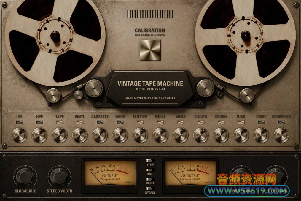 Cloudy Samples Vintage Tape Machin _WIN-GTA_VST92音频资源网