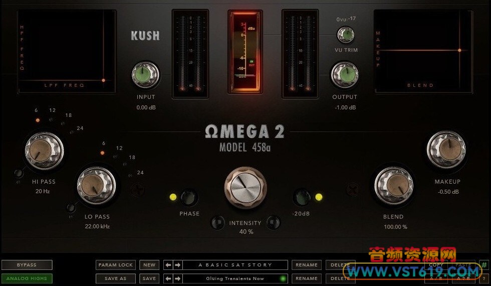 Kush Audio Omega 2 458A v1.0.0_WIN-R2R_VST92音频资源网