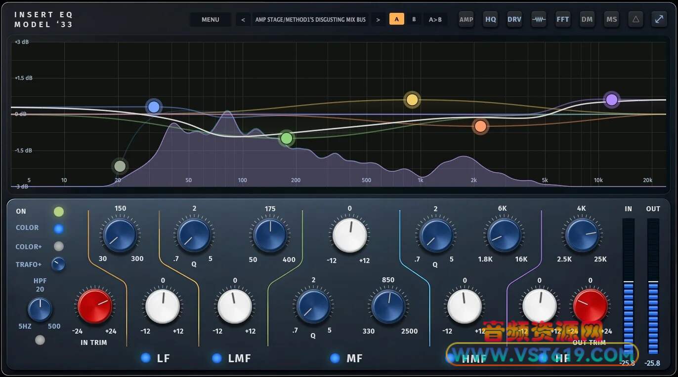 Insert Audio Insert EQ 33 v0.2.1_WIN-MOCHA_VST92音频资源网