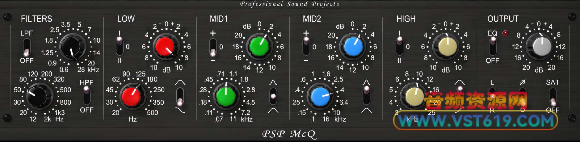PSPaudioware PSP McQ v1.9.0_WIN-R2R_VST92音频资源网