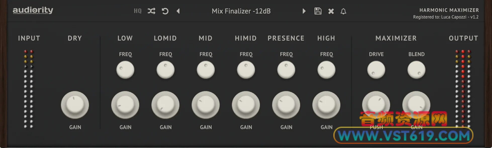 Audiority Harmonic Maximizer v1.3.1_WIN-R2R_VST92音频资源网