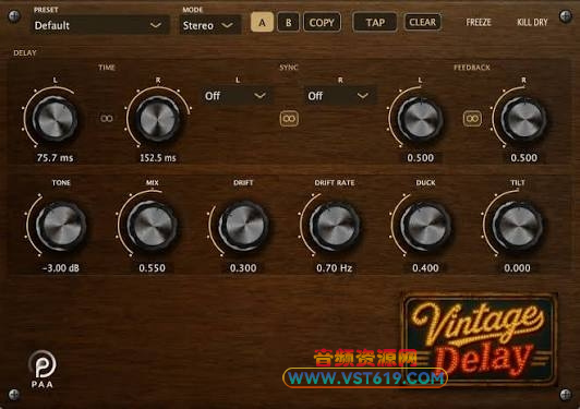 PAA Audio Vintage Delay